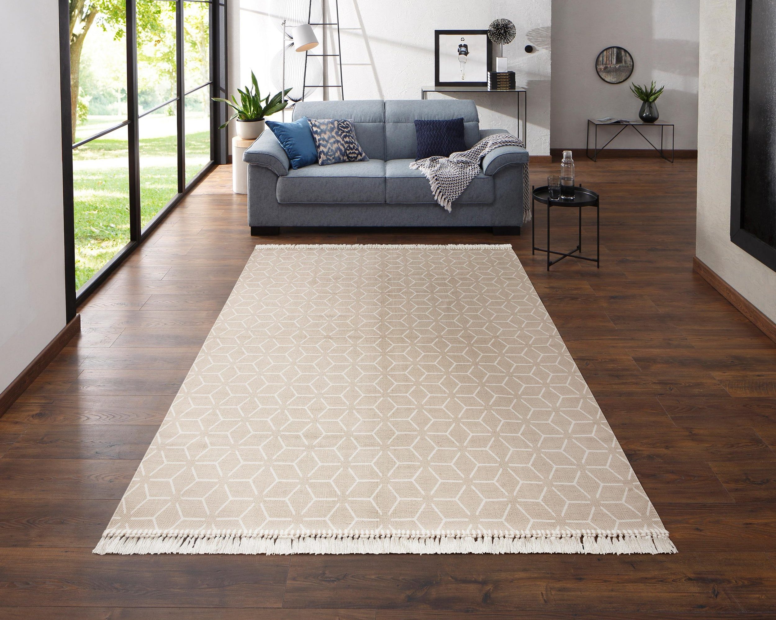Covor Tocara 120 × 180 cm, taupe, fir scurt Arboteca