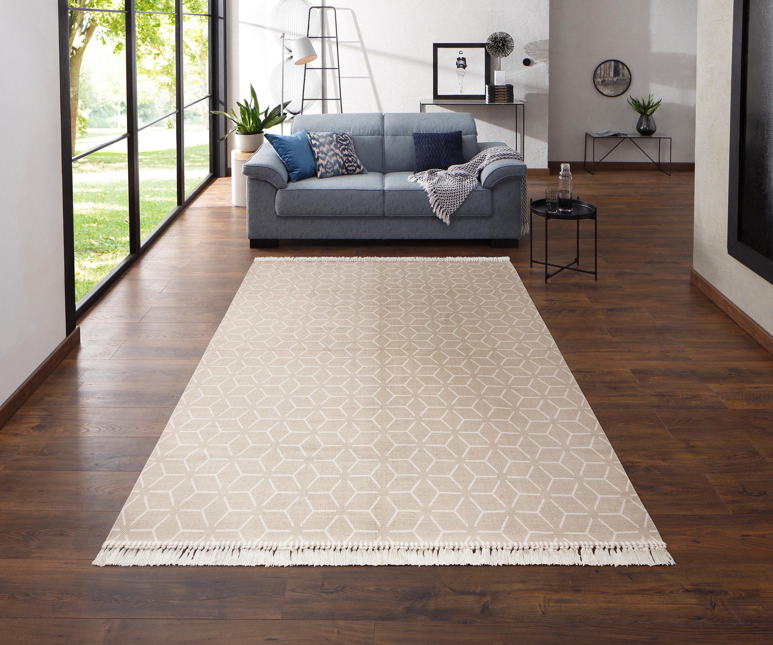Covor Tocara 120 × 180 cm, taupe, fir scurt Arboteca