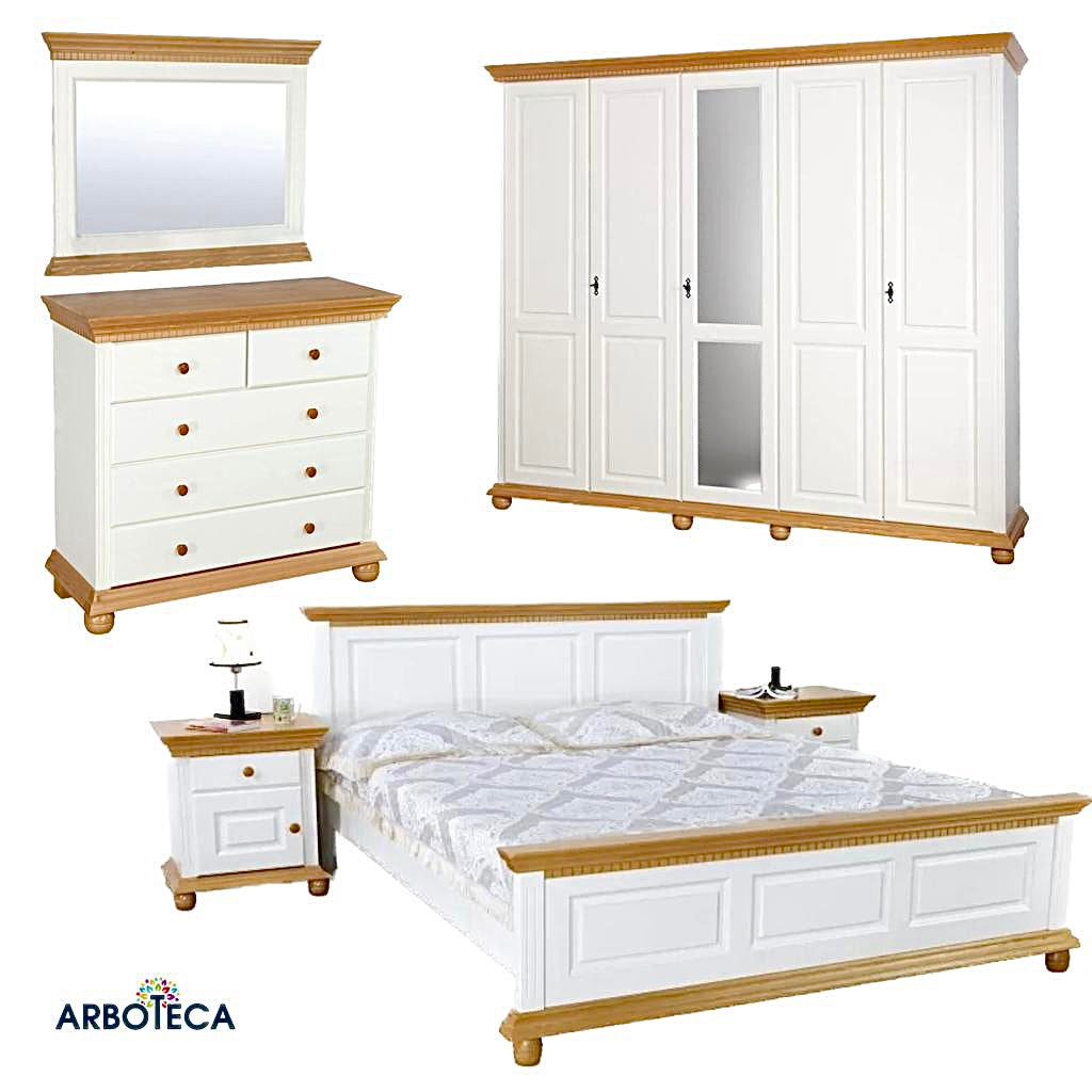 Dormitor din lemn masiv Bavaria Arboteca