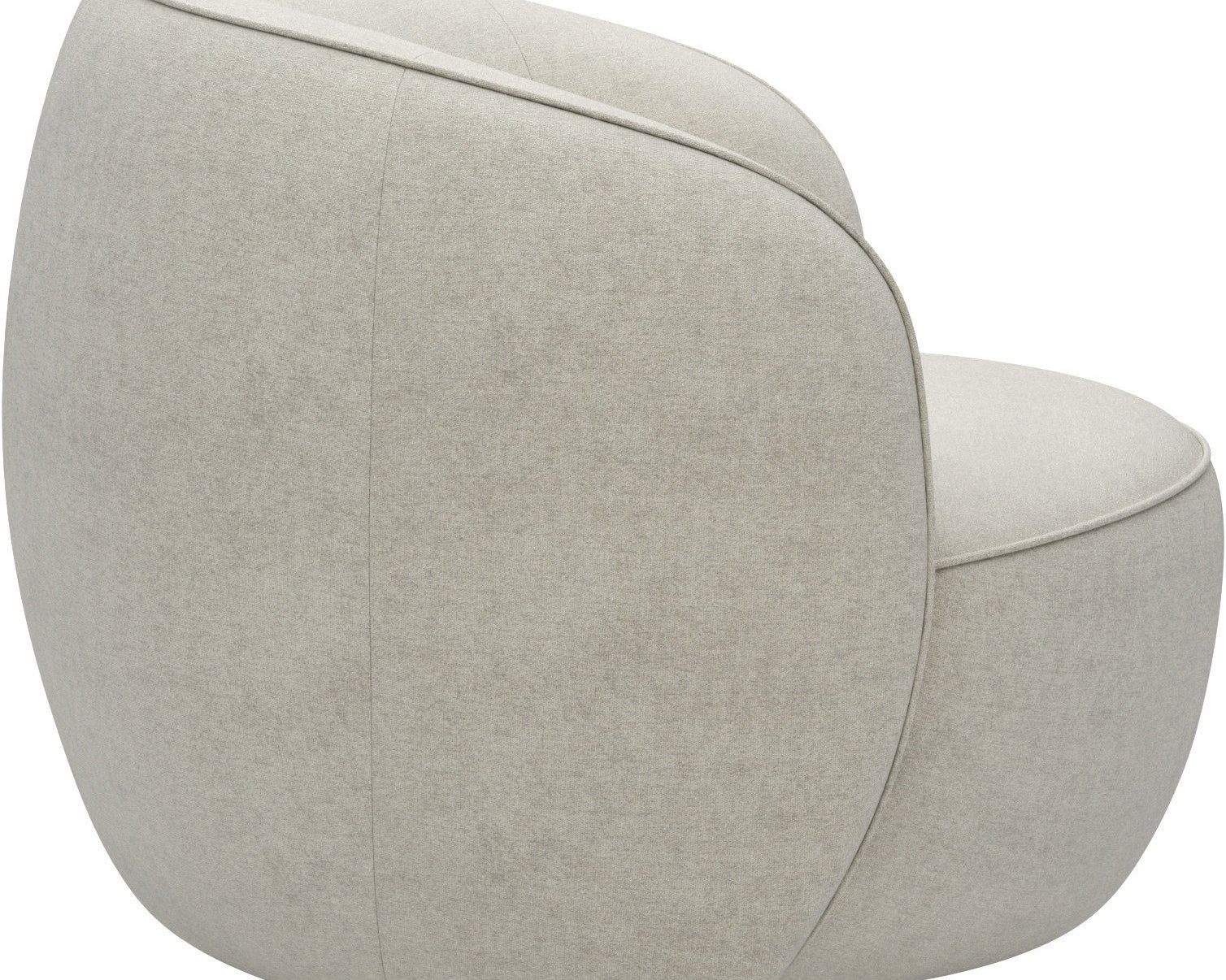 Fotoliu Effie, cu funcție de rotatie la 360°, Crem Arboteca