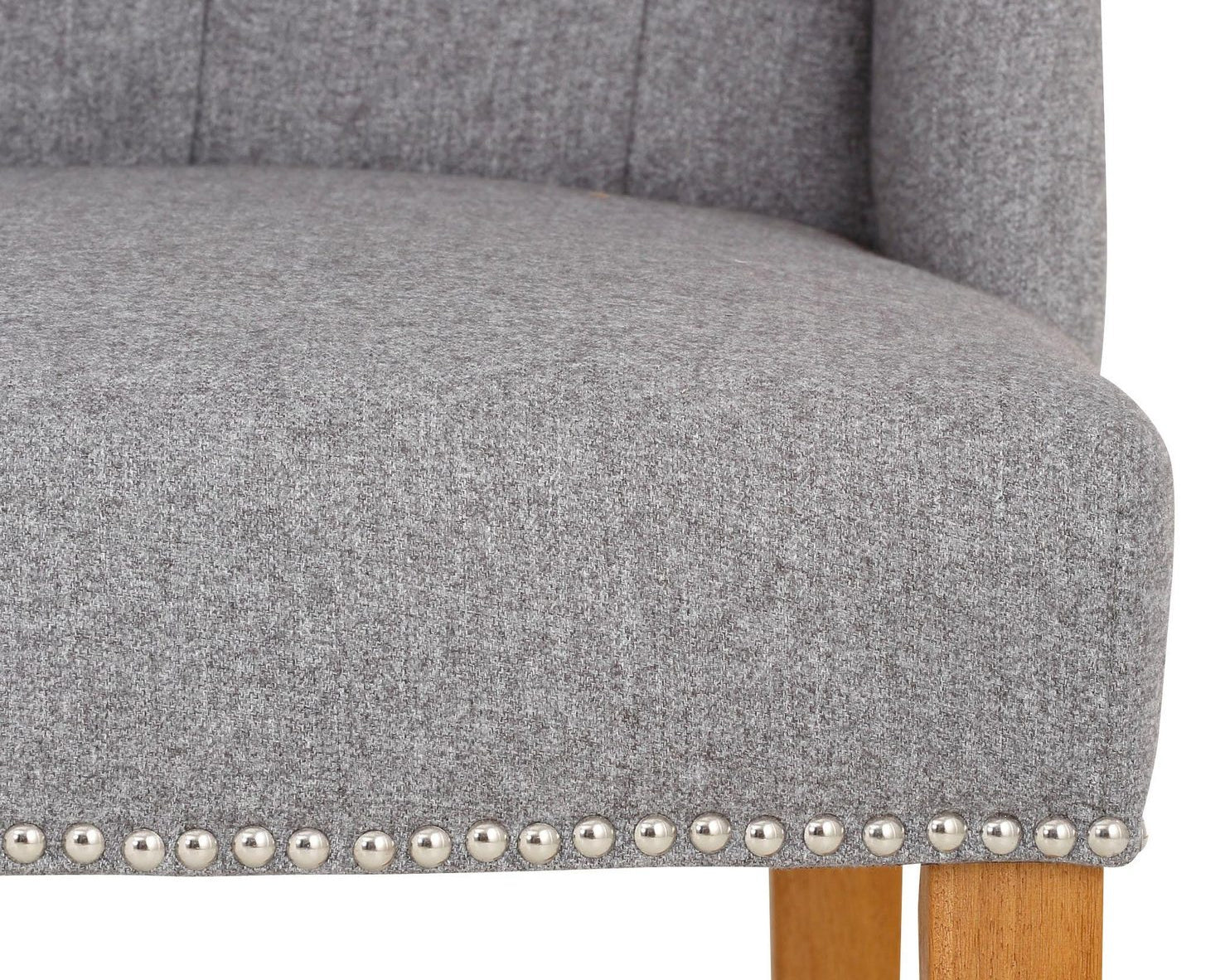 Fotoliu tapițat Liao, Gri Arboteca