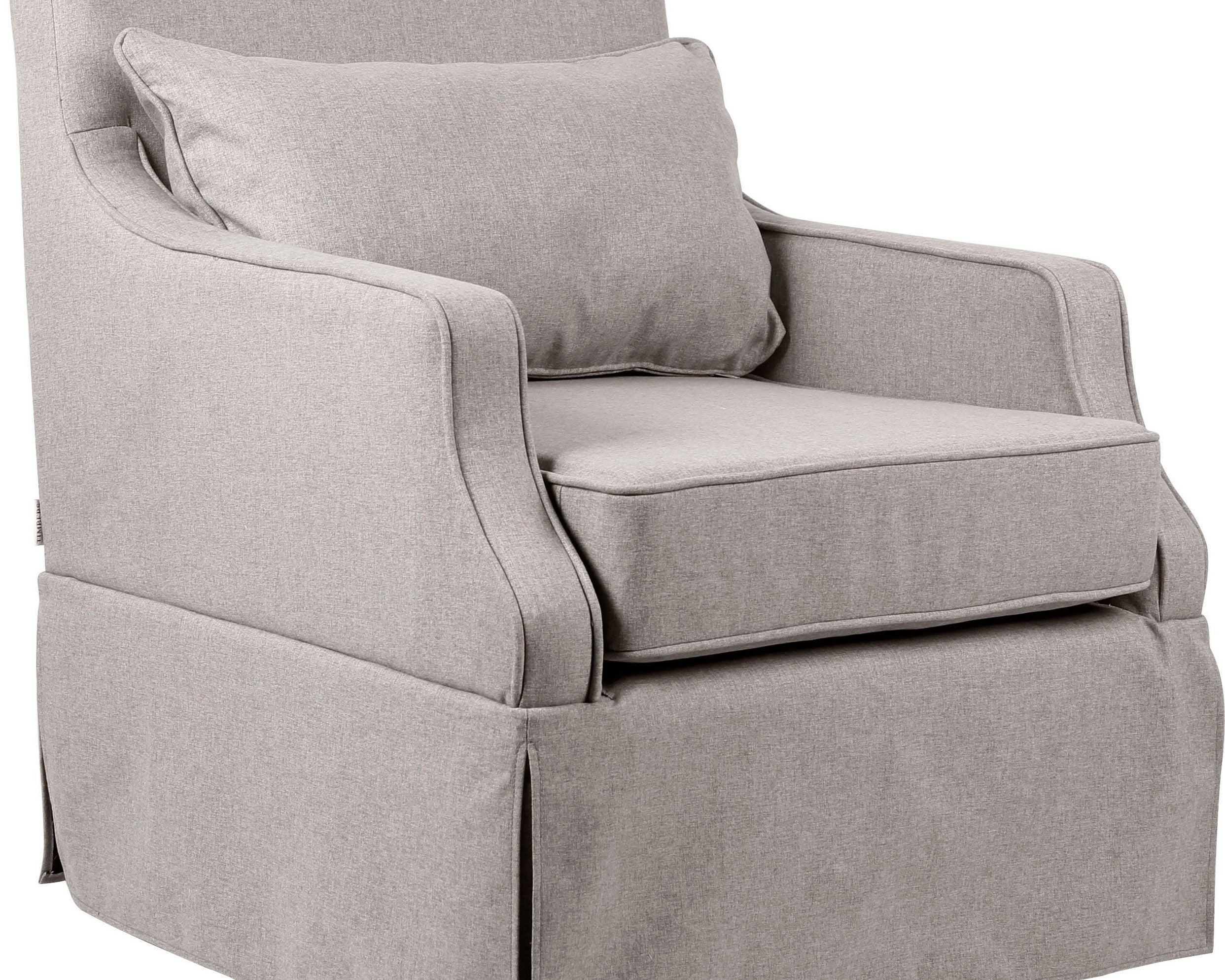 Fotoliu Louisville Gri Deschis, 75 cm latime Arboteca