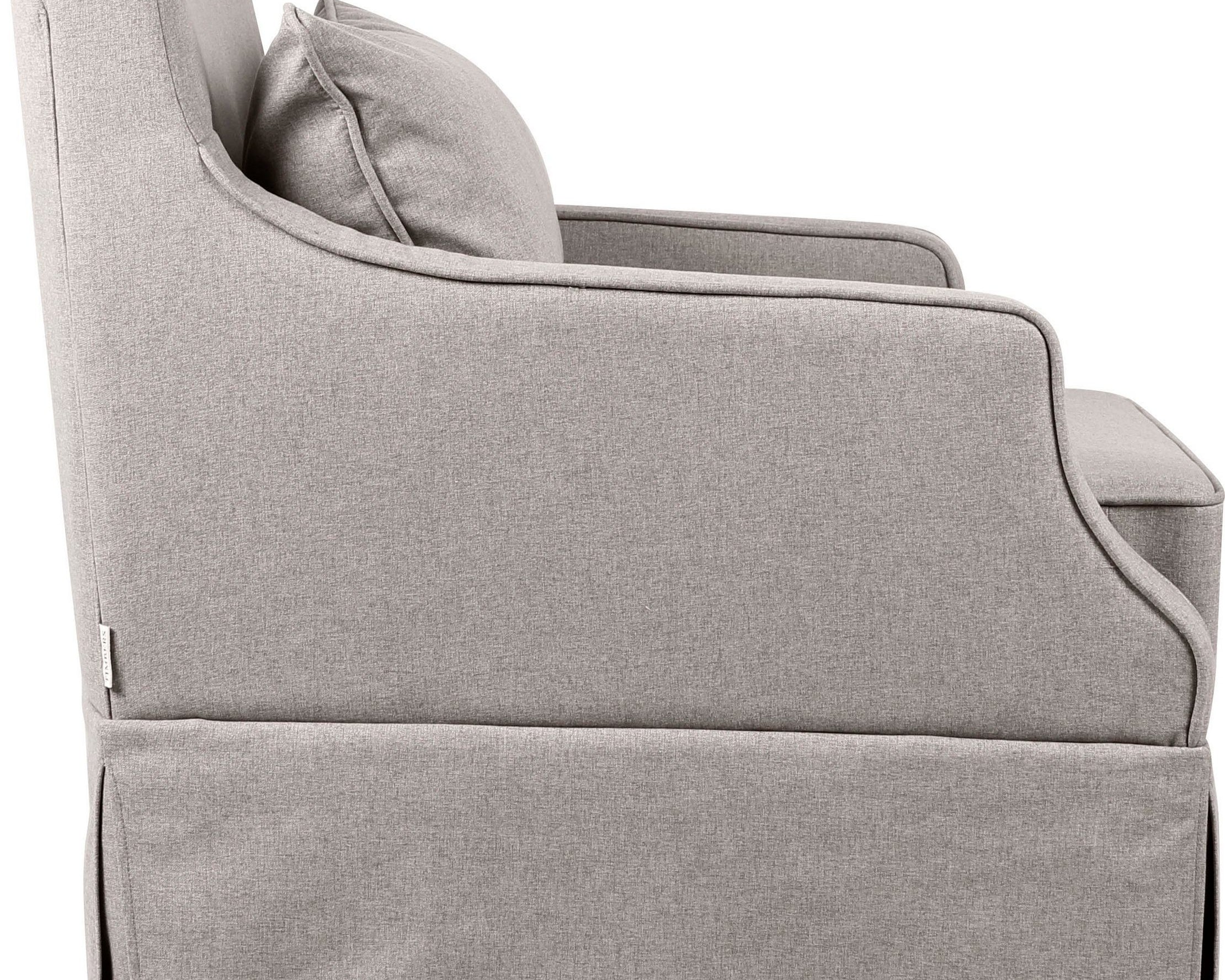 Fotoliu Louisville Gri Deschis, 75 cm latime Arboteca