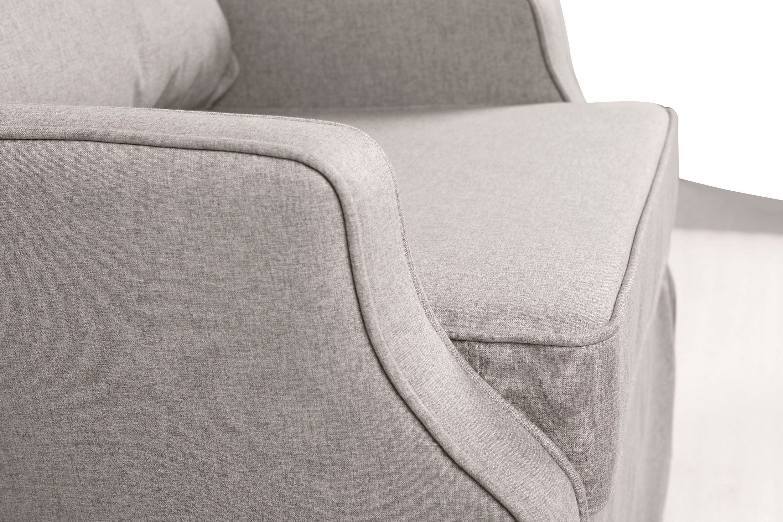 Fotoliu Louisville Gri Deschis, 75 cm latime Arboteca