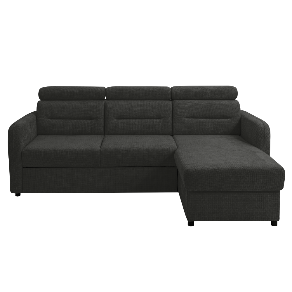 Set canapea universală FORLI, gri, pe stânga, 220x165x85 cm Kondela