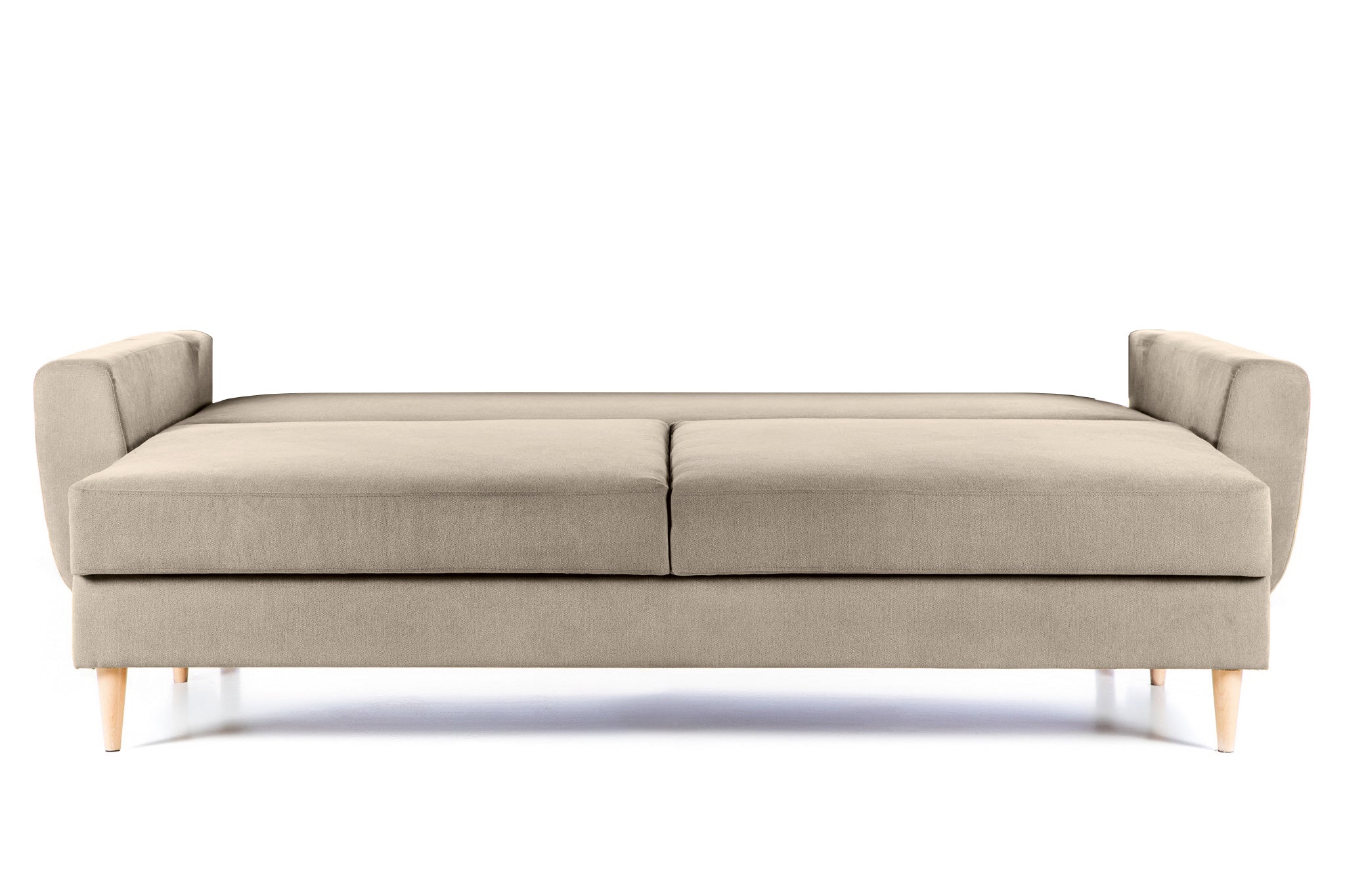 Canapea Extensibila 3 locuri HELSINKI, cu lada de depozitare, 225x100x90 cm, Bej - Prestigehome.ro - Canapea 3 Locuri - Prestige - #color_bej-enjoy