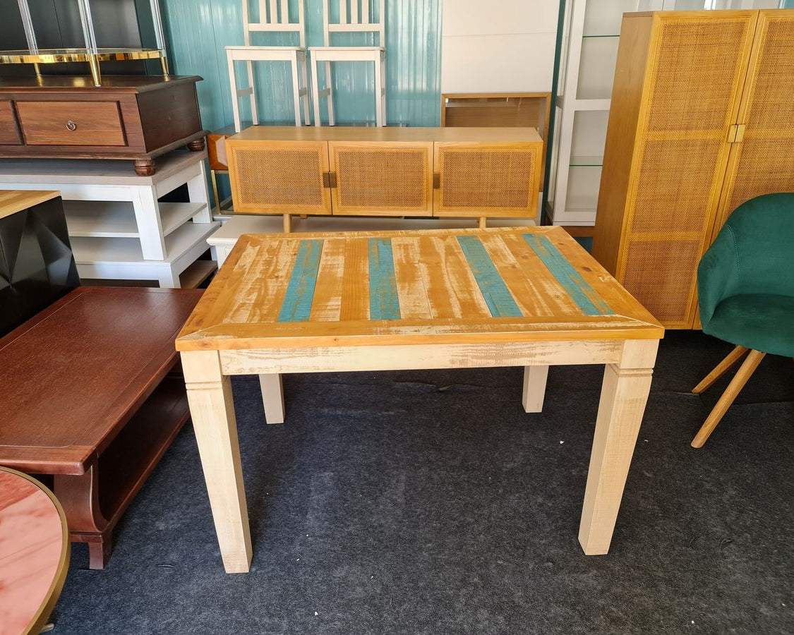 Masă din lemn în stil vintage, 120 × 90 cm Arboteca