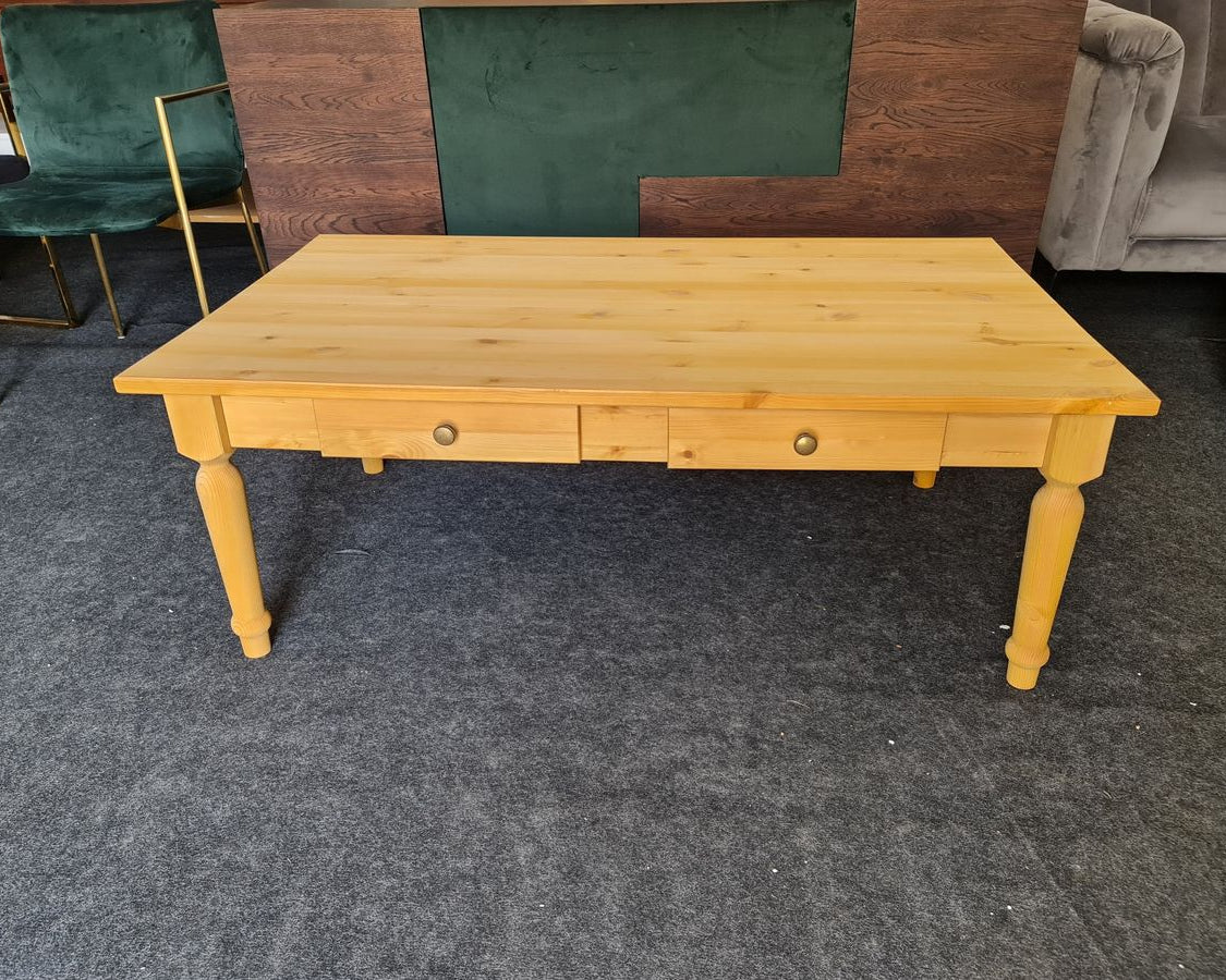 Măsuță de cafea din lemn de pin, 120 × 70 cm Arboteca