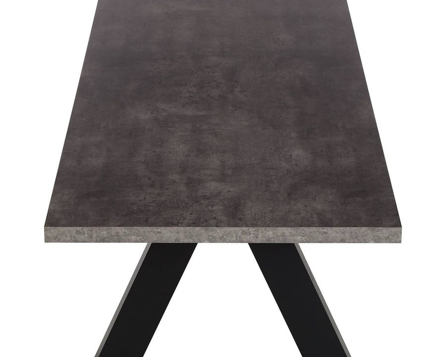 Masă 200 × 100 cm, gri antracit, MDF Arboteca