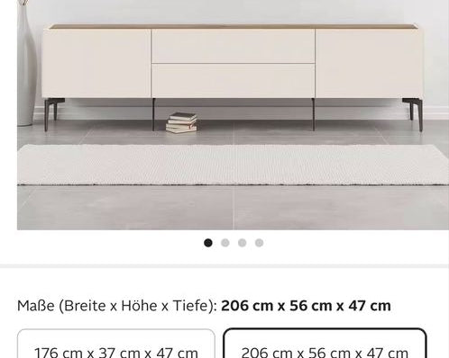 Set living cu fronturi din MDF vopsit – comodă TV și două vitrine Arboteca