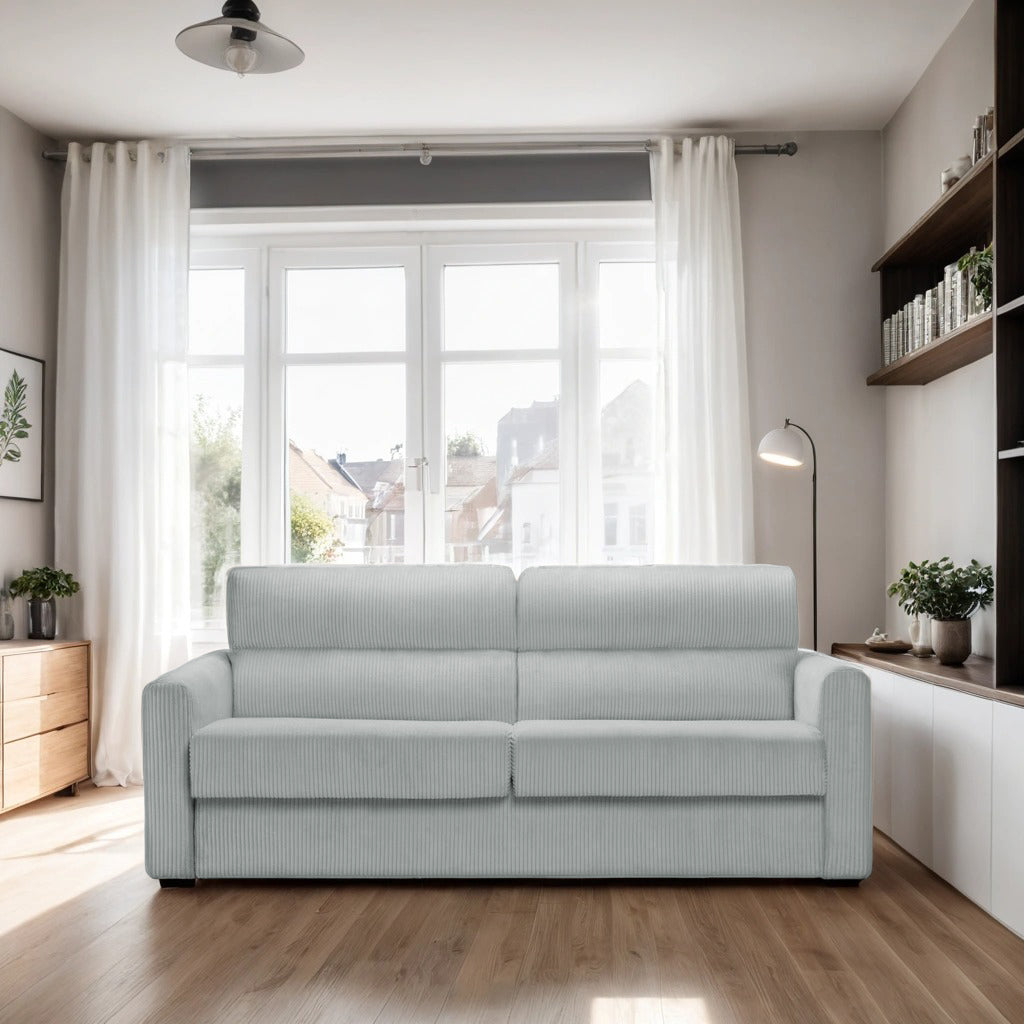 Canapea Extensibilă SOHO, cu mecanism și saltea din spumă inclusă, 187 x 103 x 83 cm, Prestigehome.ro, #color_Verde-salvie-Zoom