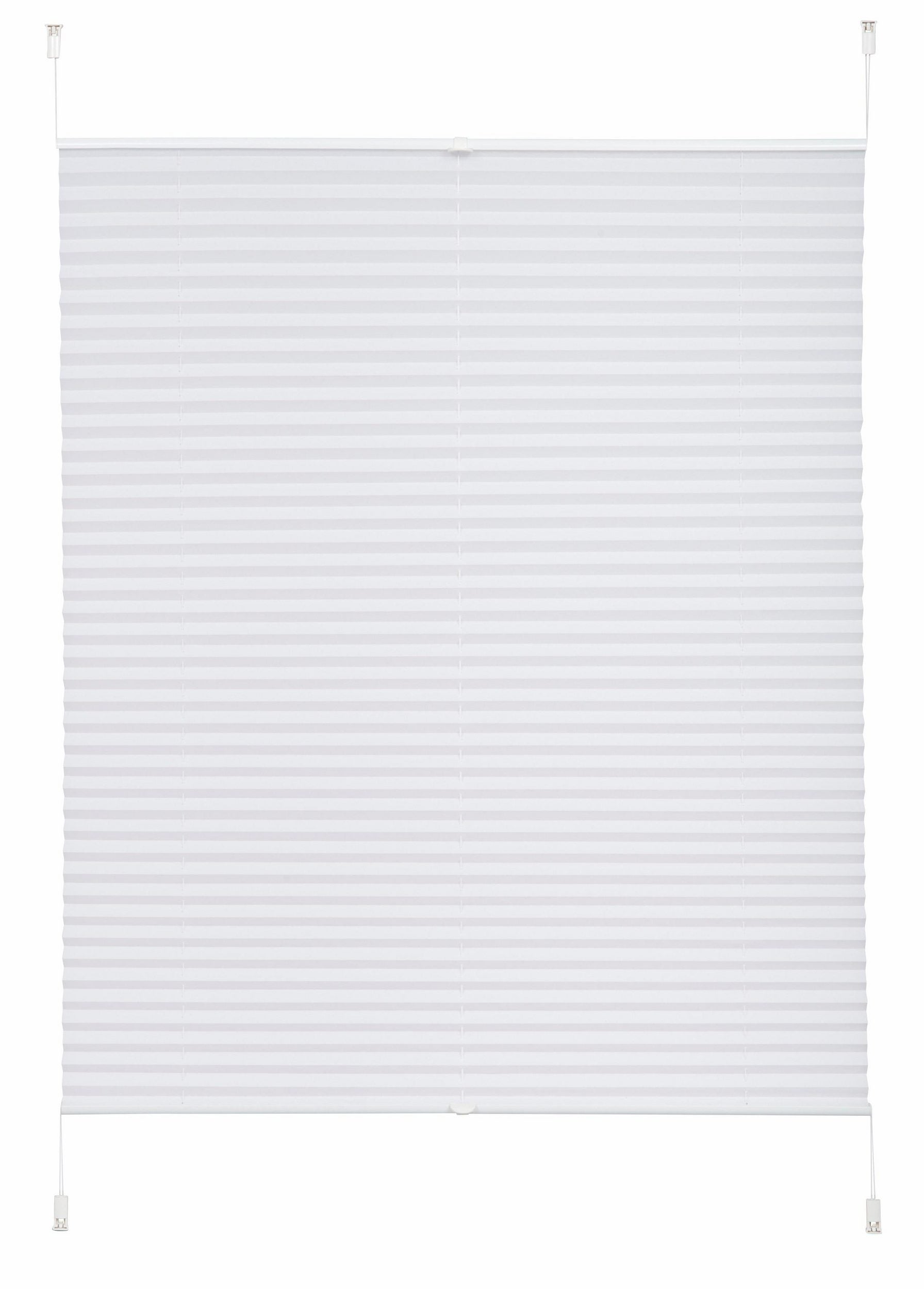 Jaluzea plisata Lahom, fara gaurire, Alb, 40 cm latime Arboteca