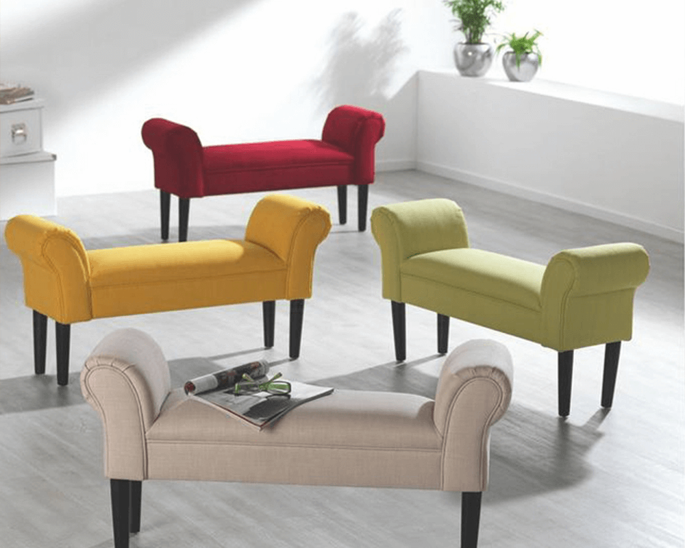 Bancă LINDOS, catifea Velvet, gri/negru, catifea Velvet/lemn, 100x30x56 cm Kondela