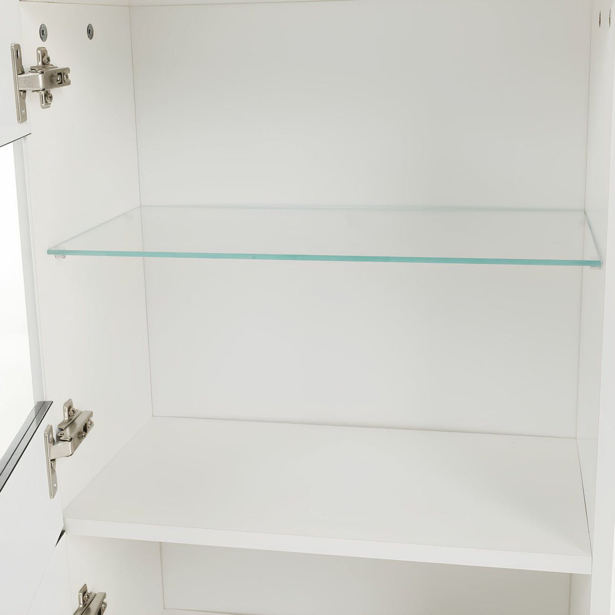 Mobilier living, alb/extra strălucire neagră HG, LEO Kondela