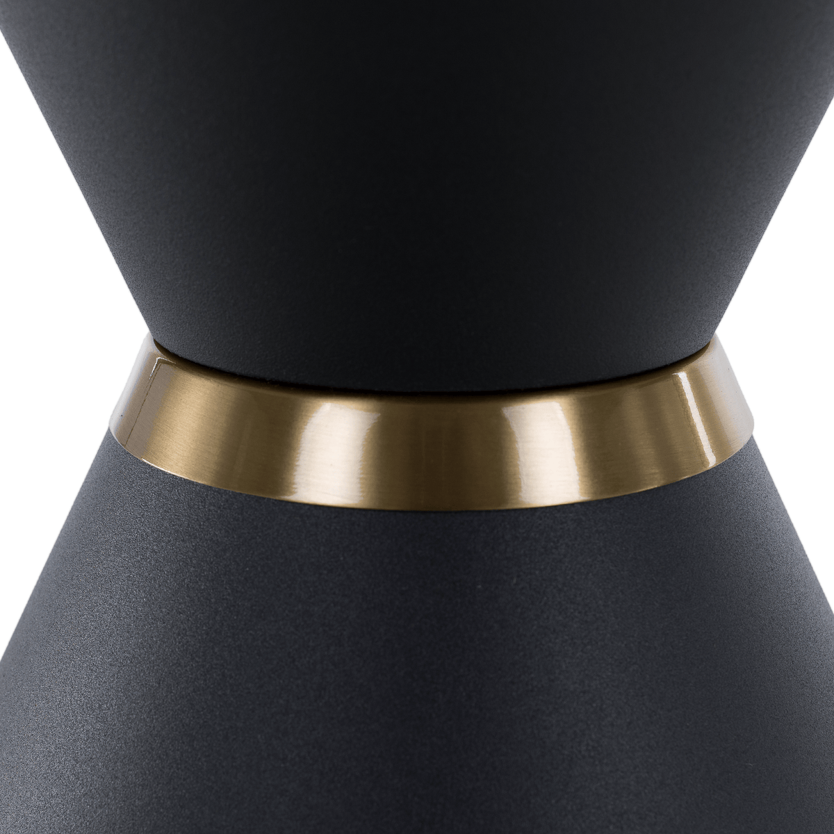 Măsuţe de cafea, set de 2 bucăţi, marmură/negru/auriu, metal, MABUZ NEW Kondela