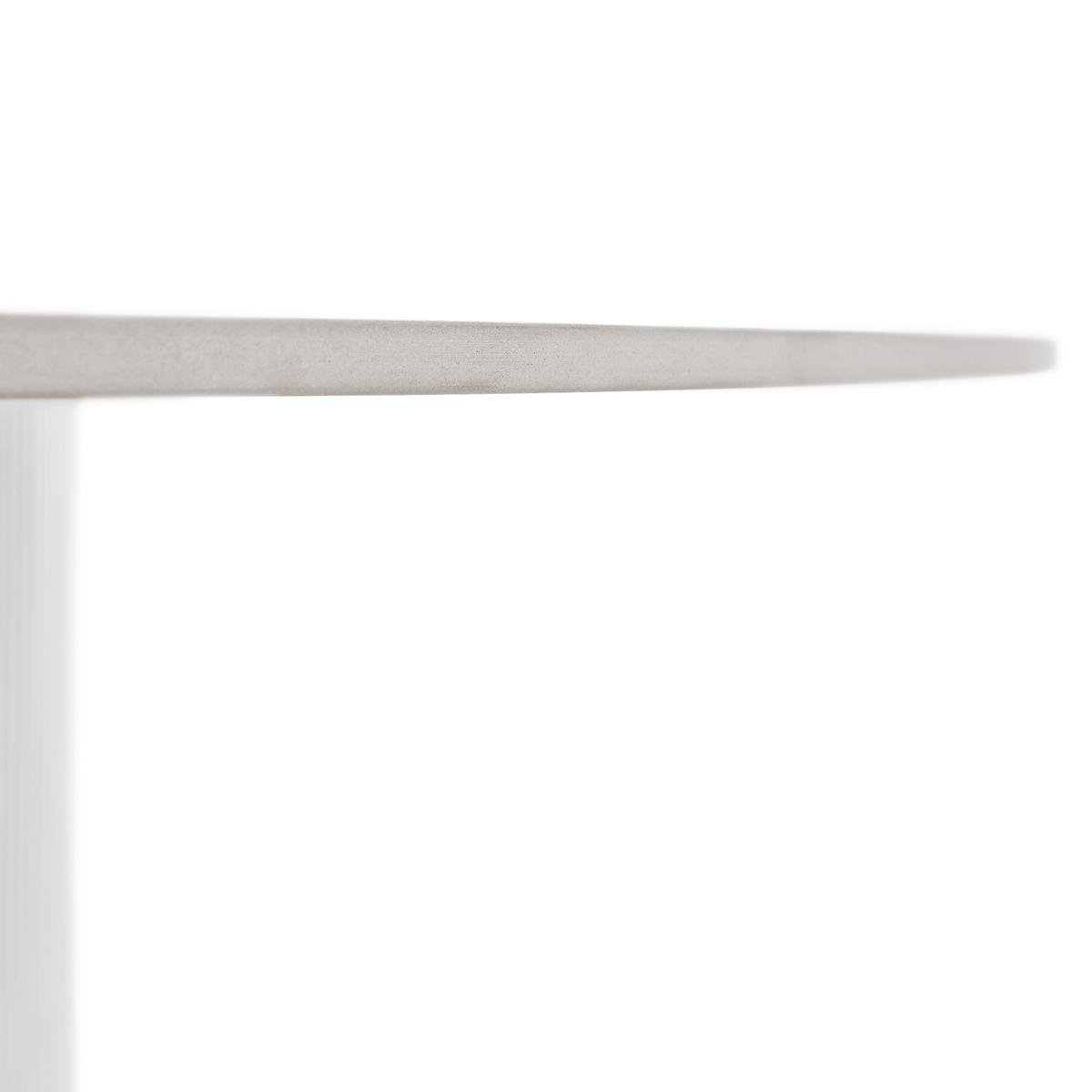 Masă de sufragerie MODICA TIP 1, marmură albă/MDF, diametru 120 cm Kondela