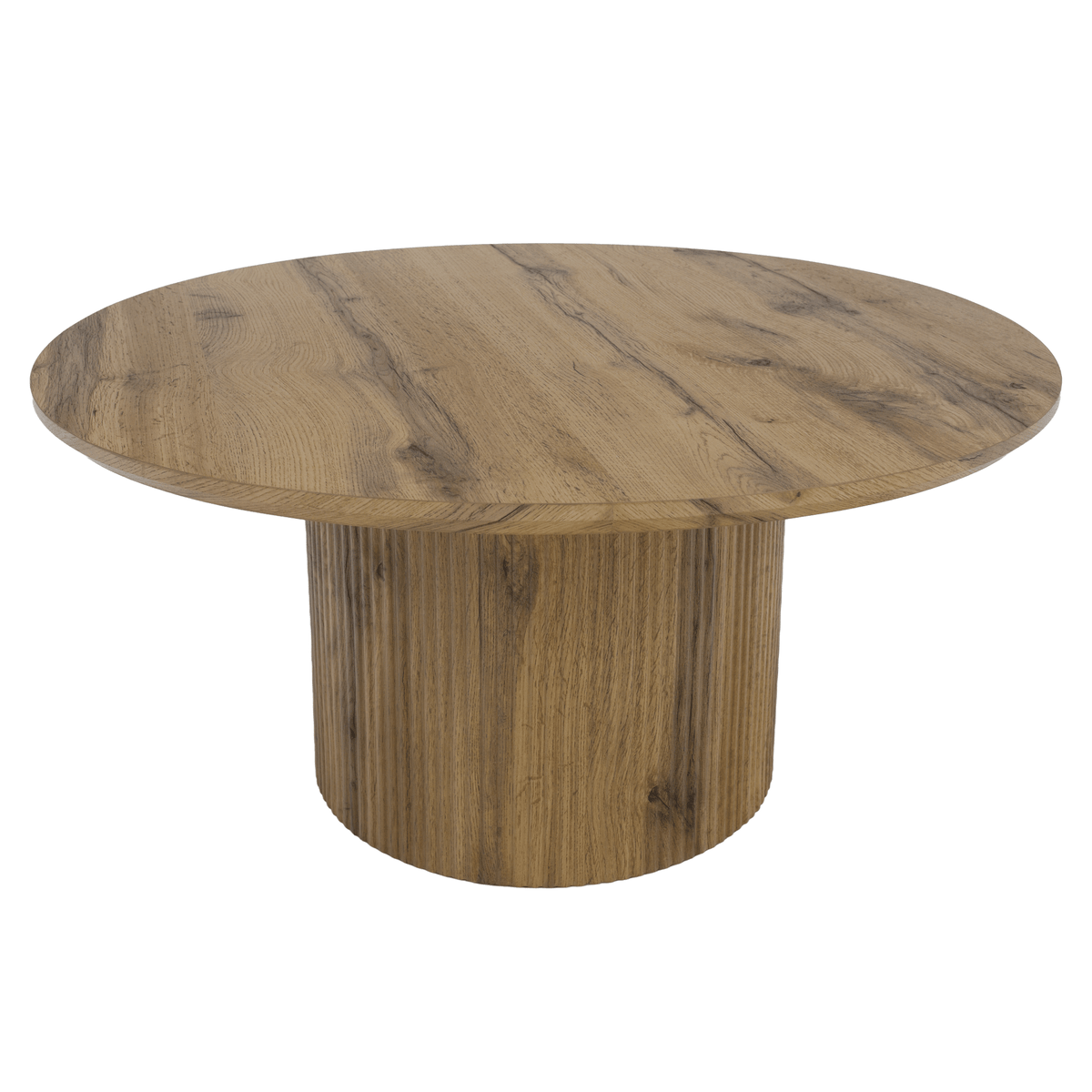 Măsuţă de cafea, stejar, diametru 80 cm, MAHIR TYP 2 Kondela