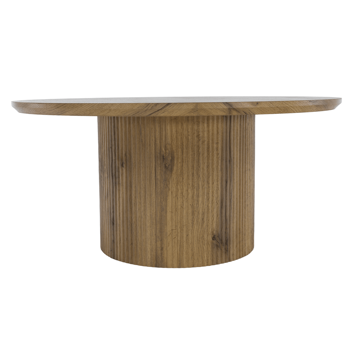 Măsuţă de cafea, stejar, diametru 80 cm, MAHIR TYP 2 Kondela