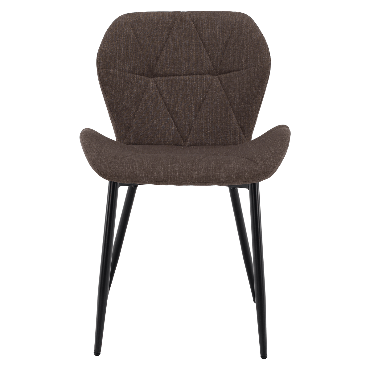 Scaun dining JACA TIP 2, maro/negru, 51x52.5x84 cm Kondela