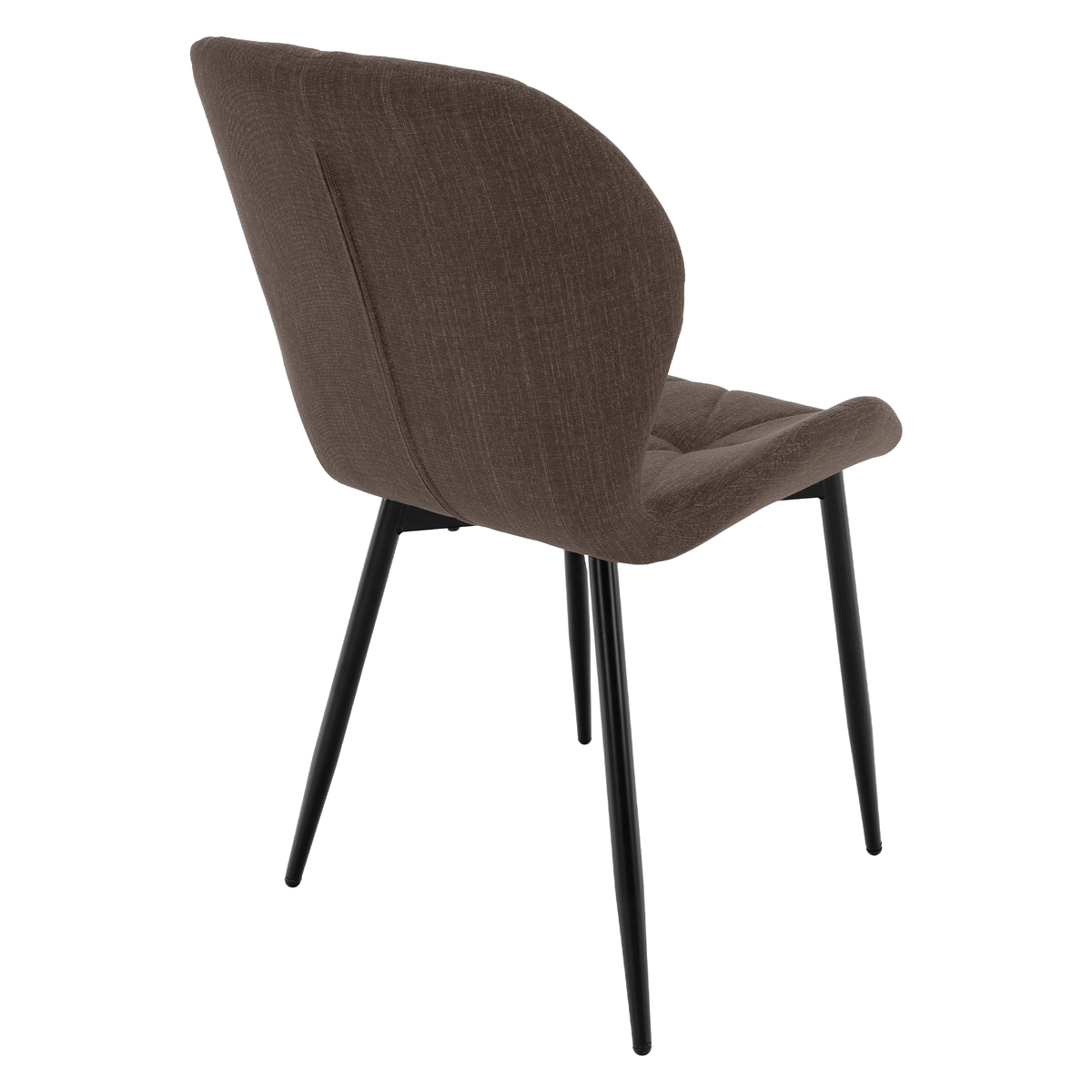 Scaun dining JACA TIP 2, maro/negru, 51x52.5x84 cm Kondela
