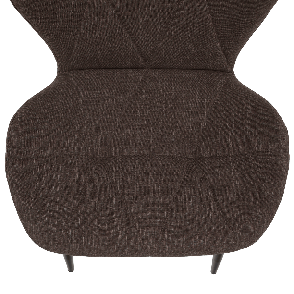 Scaun dining JACA TIP 2, maro/negru, 51x52.5x84 cm Kondela