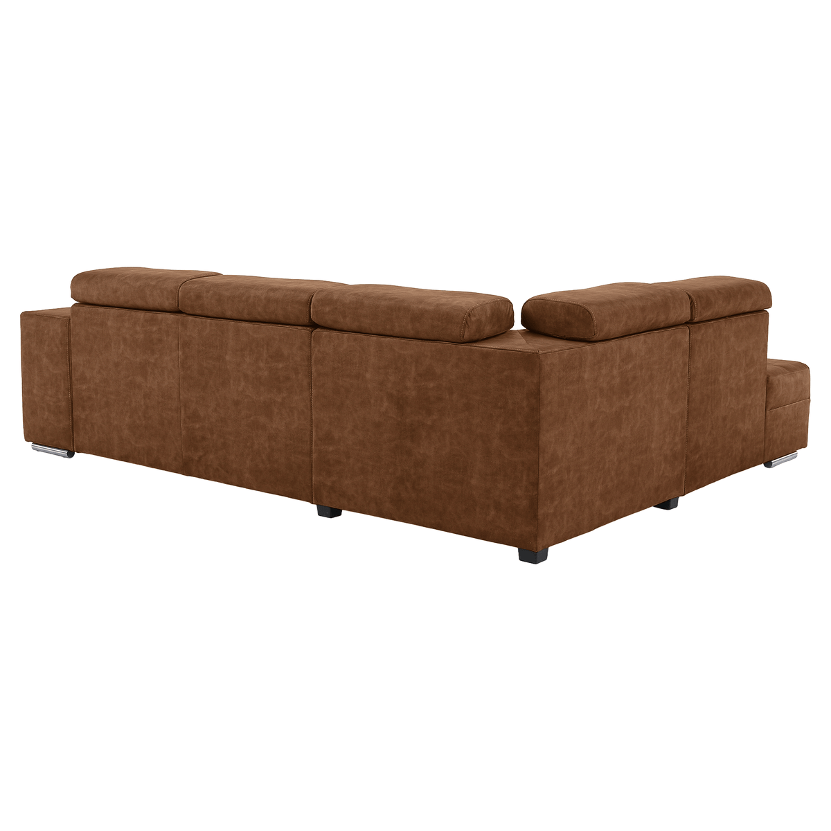 Set canapea BLOIS, maro, pe stânga, 264x210x79 cm Kondela