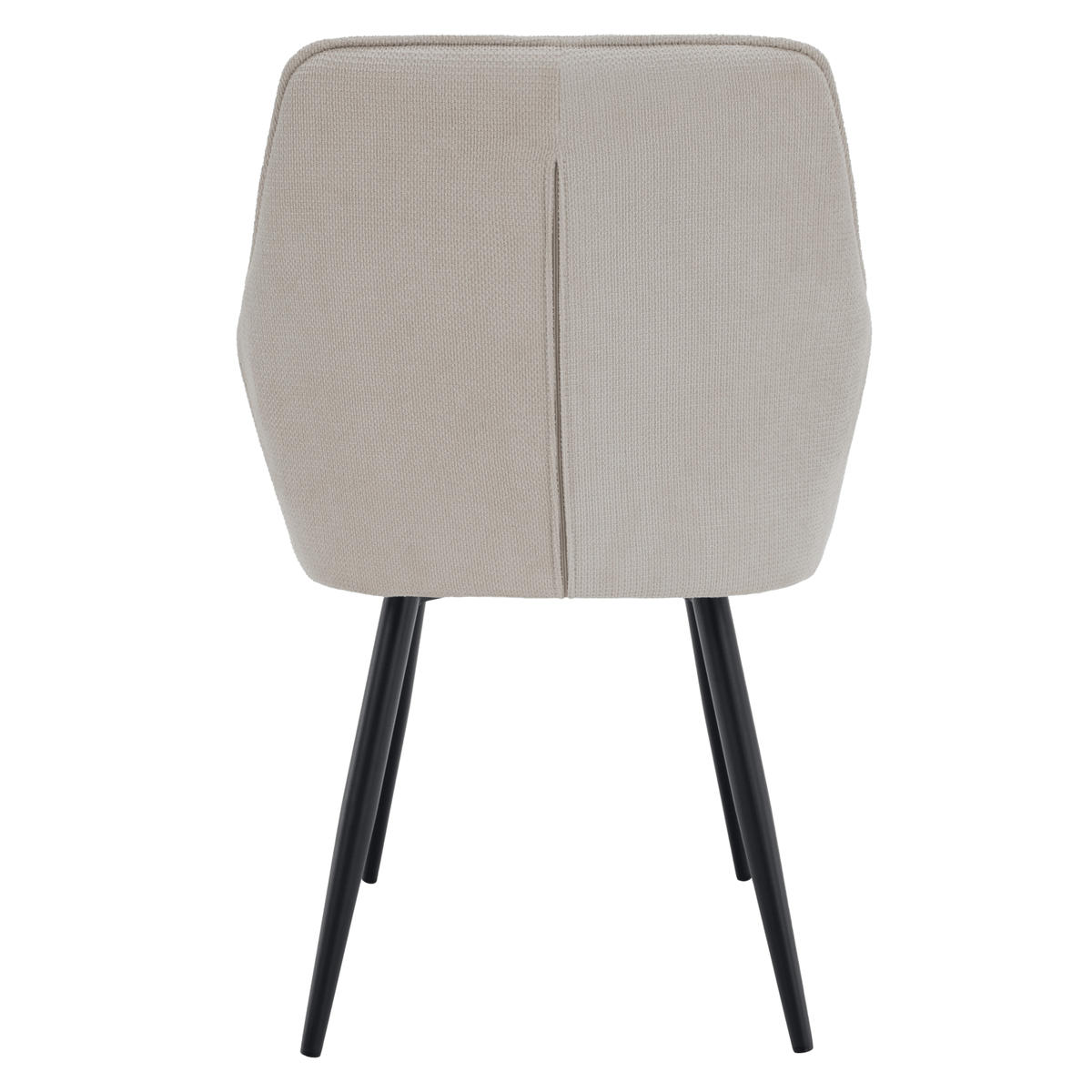 Scaunul de design NOTO, bej/negru, 58.5x62x86 cm Kondela