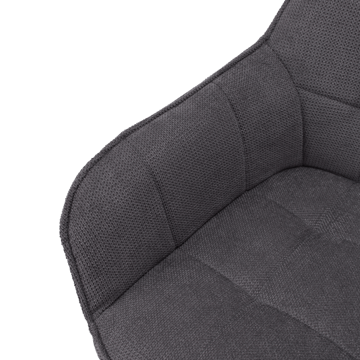 Scaun de design NOTO, gri/negru, 58.5x62x86 cm Kondela