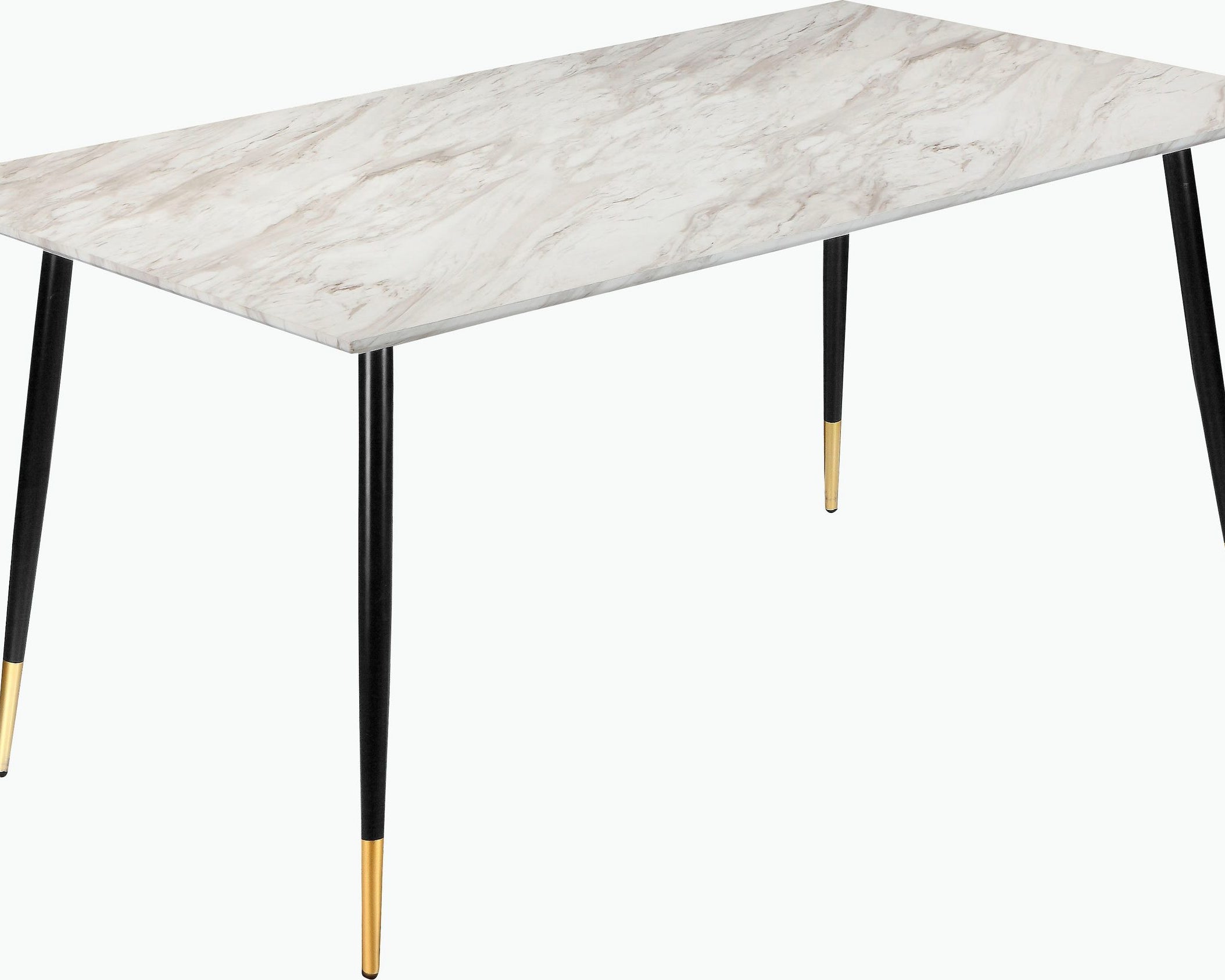 Masă MDF Edwine, cadru metal, 120 cm Arboteca
