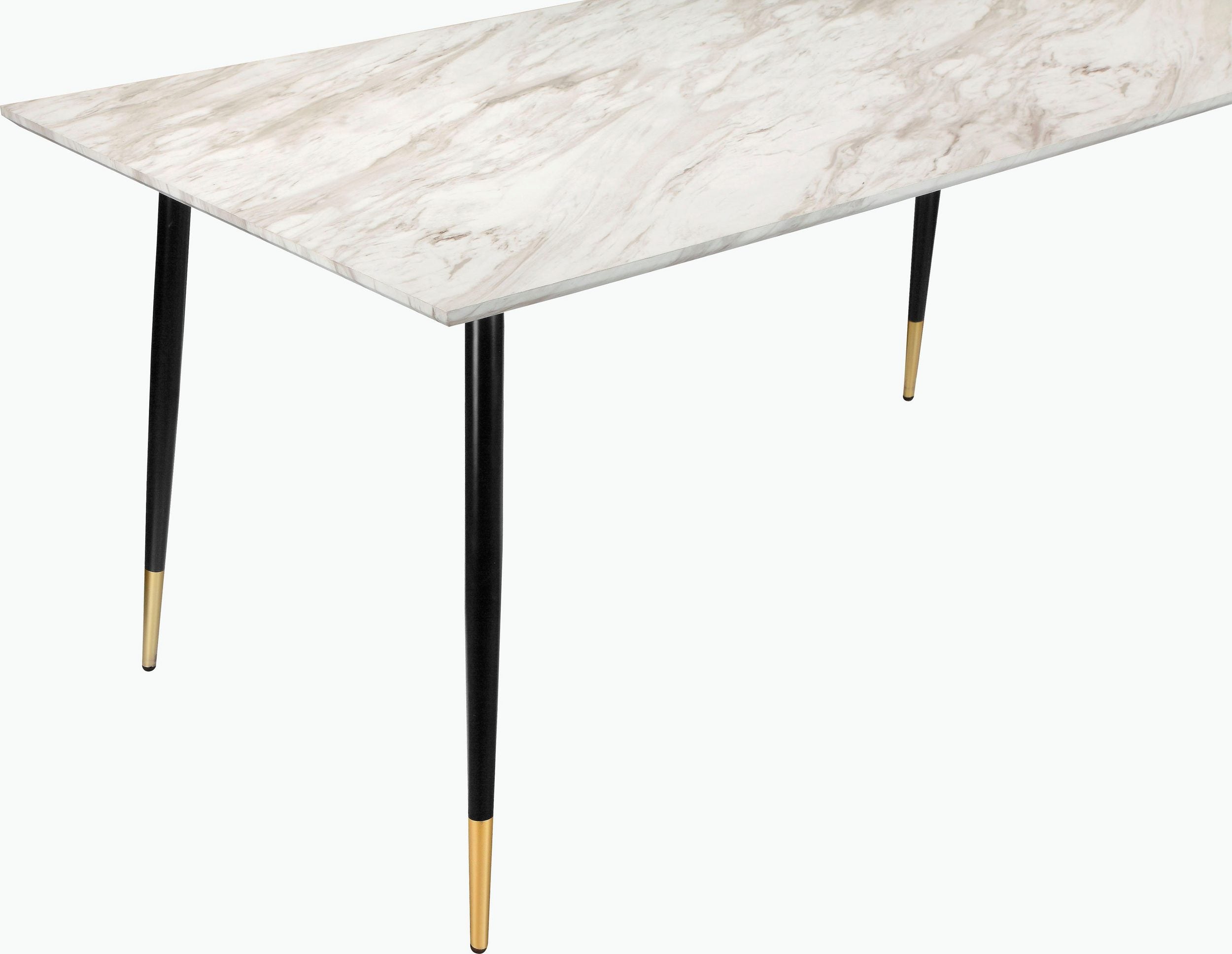 Masa Eadwine, aspect marmura, 160 cm latime Arboteca