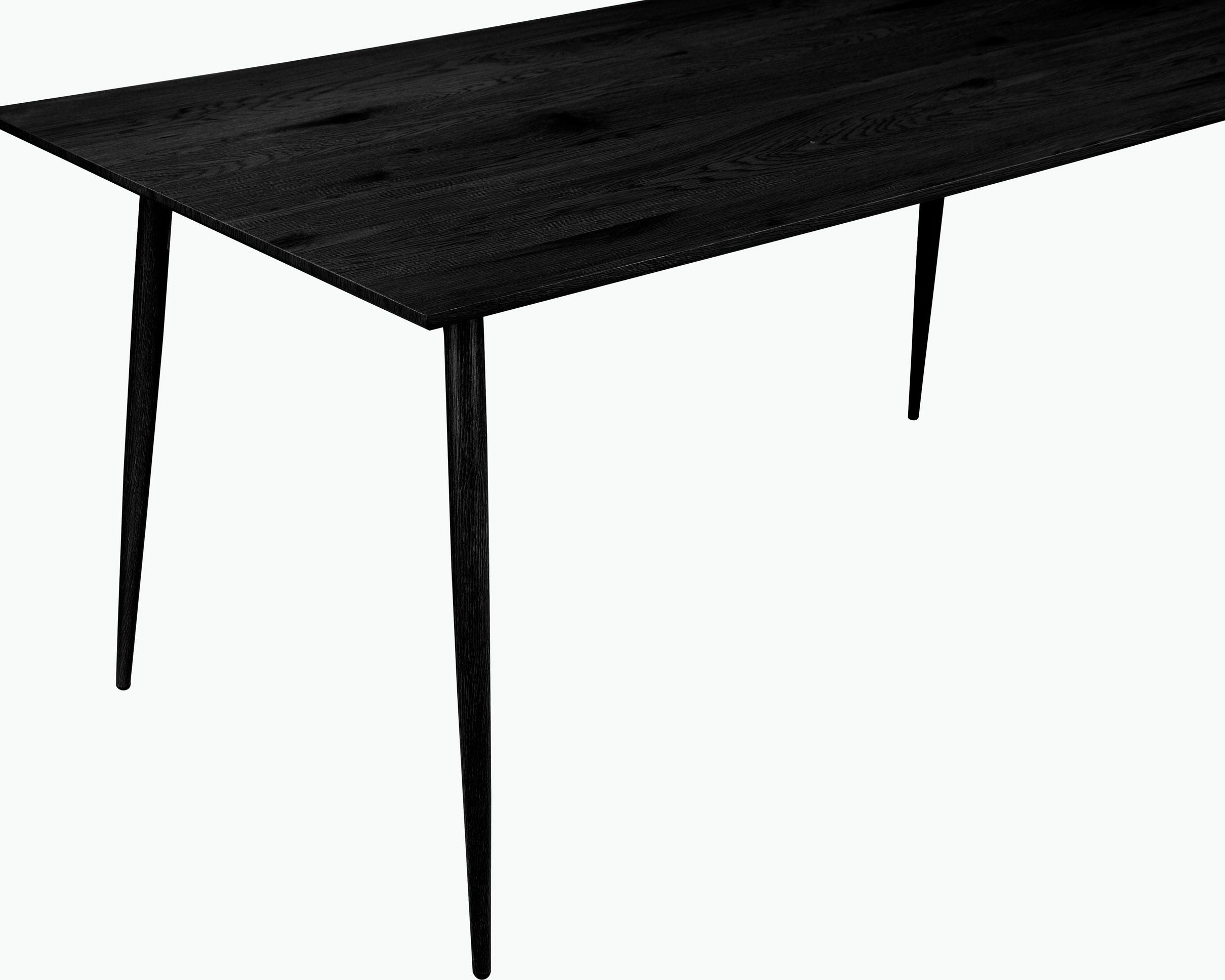 Masă MDF Edwin, negru, 120 cm Arboteca