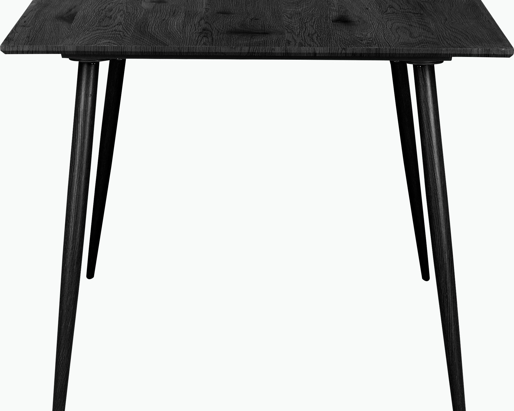 Masă MDF Edwin, negru, 160 cm Arboteca