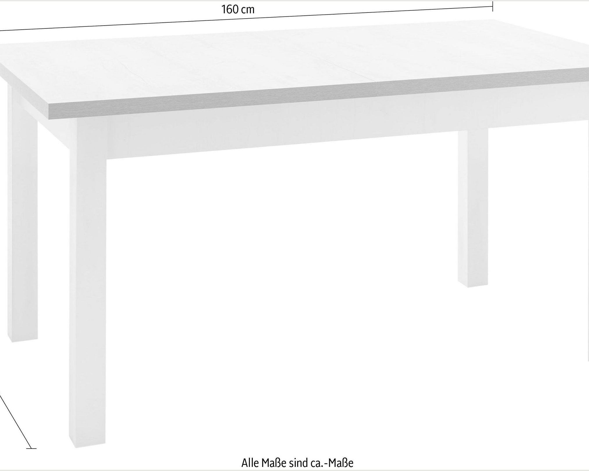 Masă extensibilă Provence, 160-200 cm Arboteca