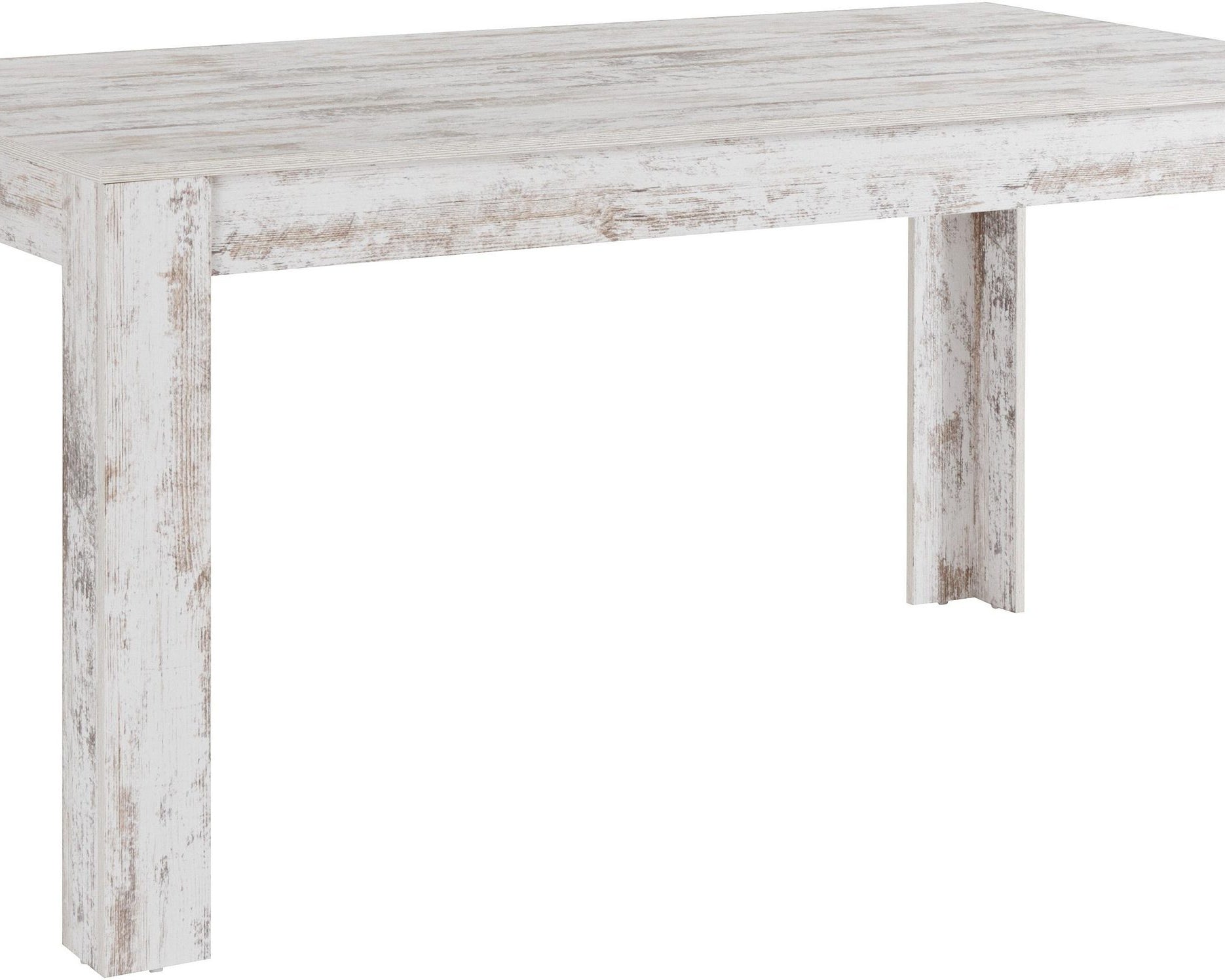 Masă PAL Lynn, aspect antichizat, 160 cm Arboteca