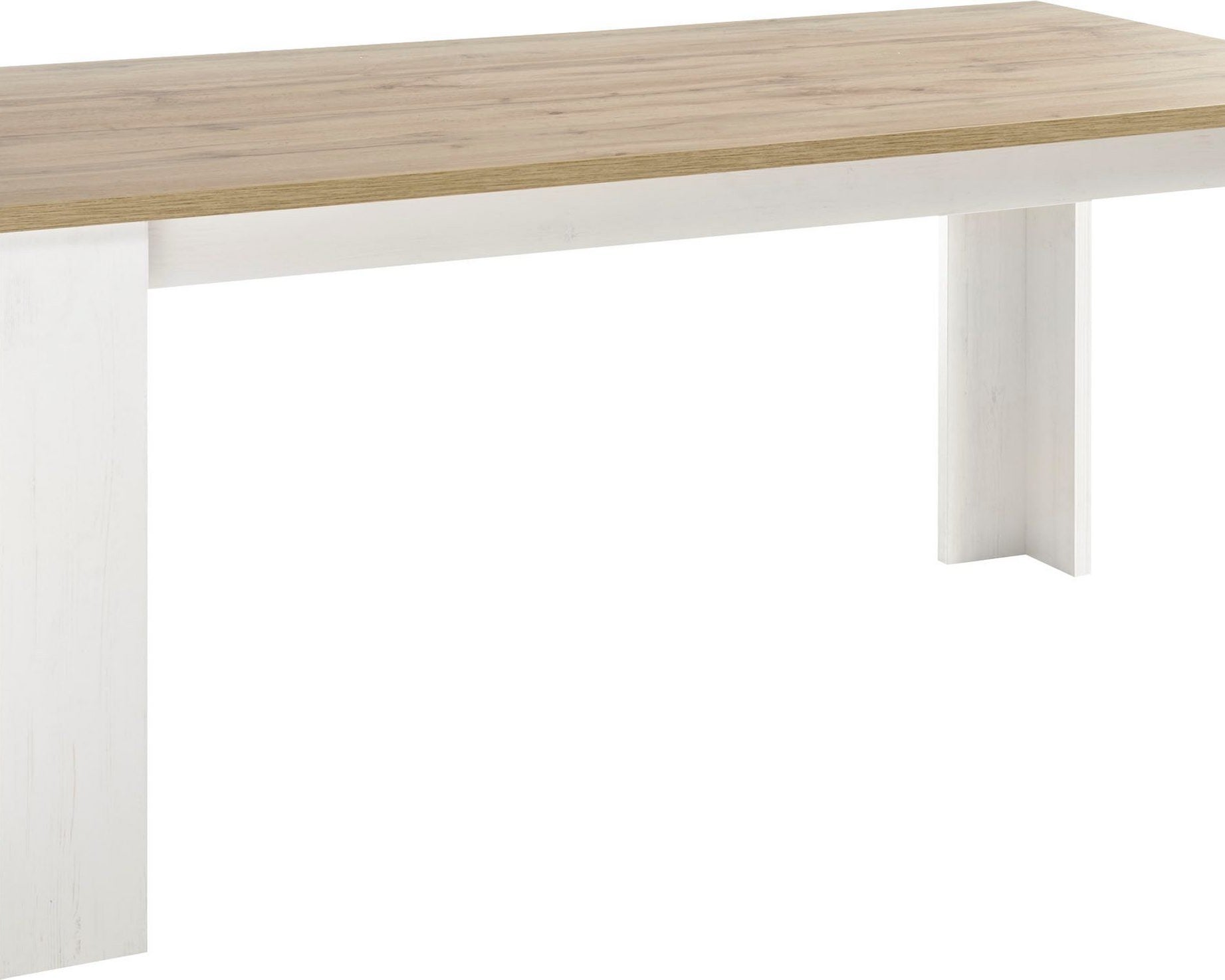 Masă Orlando, aspect de lemn, 180 cm Arboteca