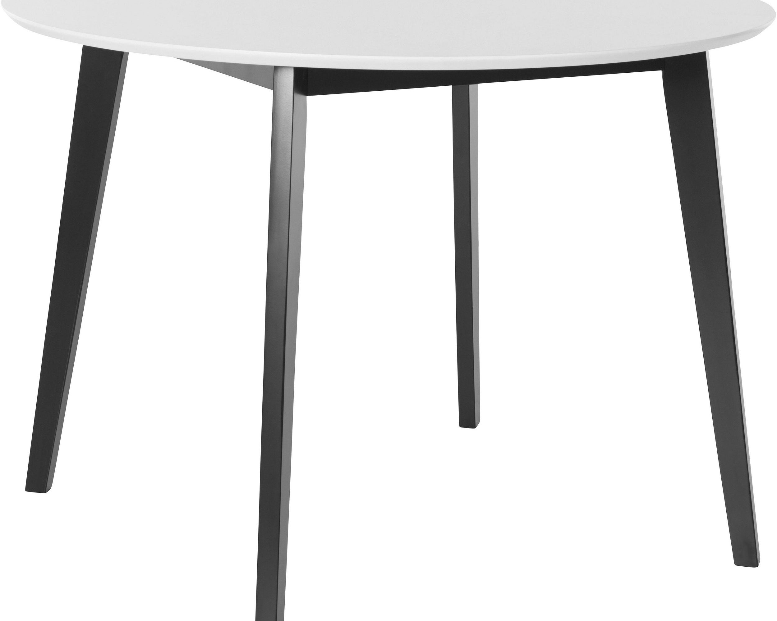 Masă Cody, alb-negru, 100 cm Arboteca