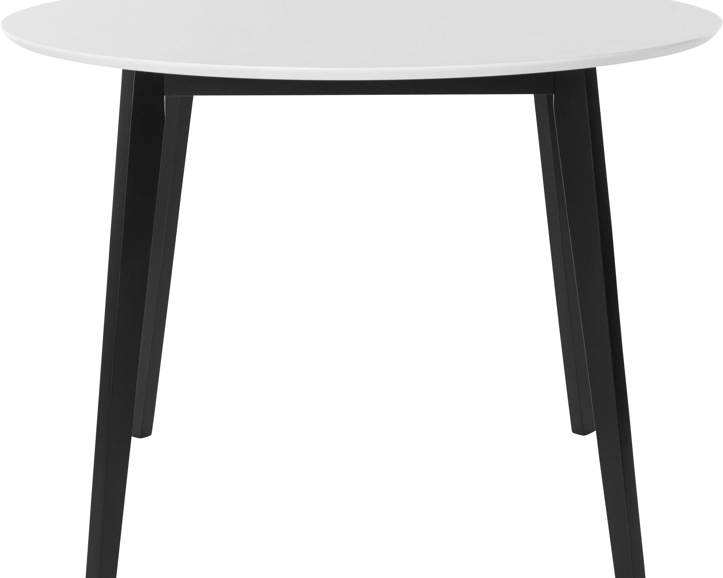 Masă Cody, alb-negru, 100 cm Arboteca