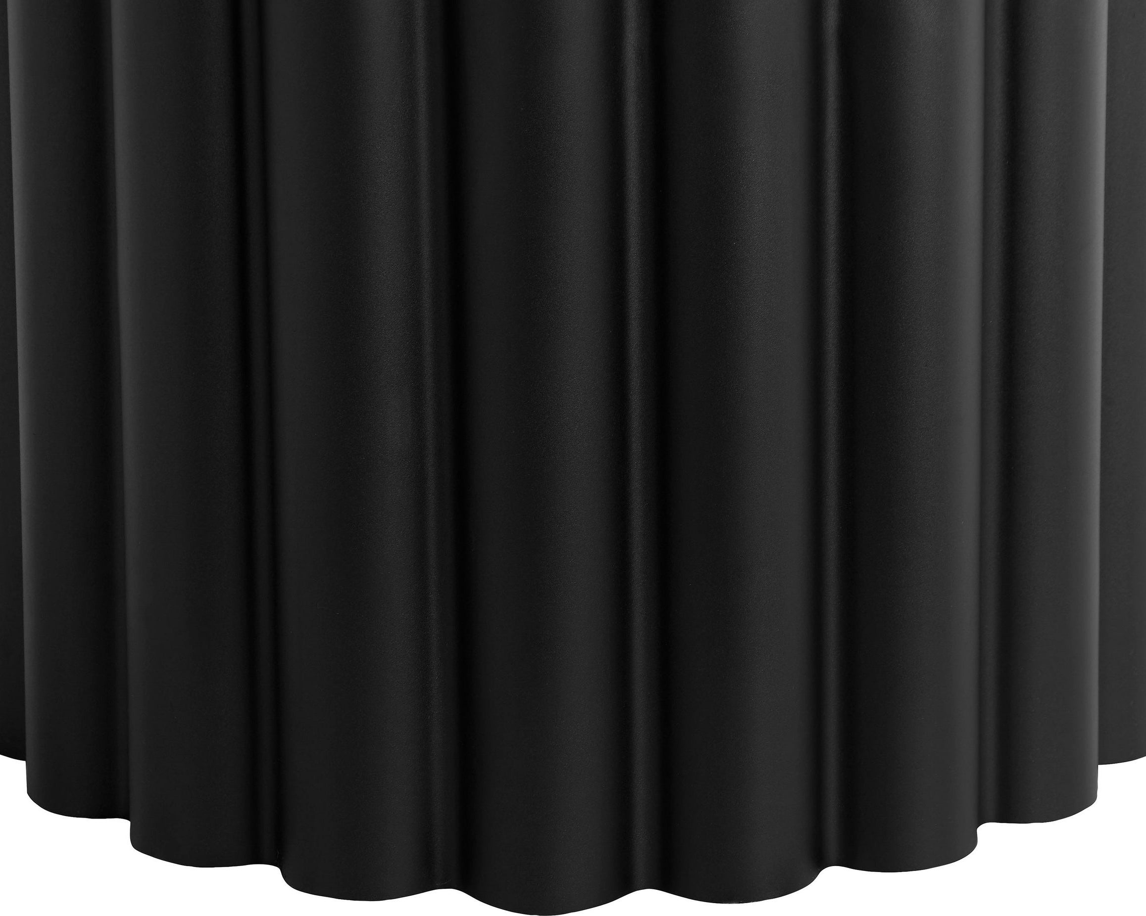 Masă sticlă Shaye, picior metalic, negru, 120 cm Arboteca