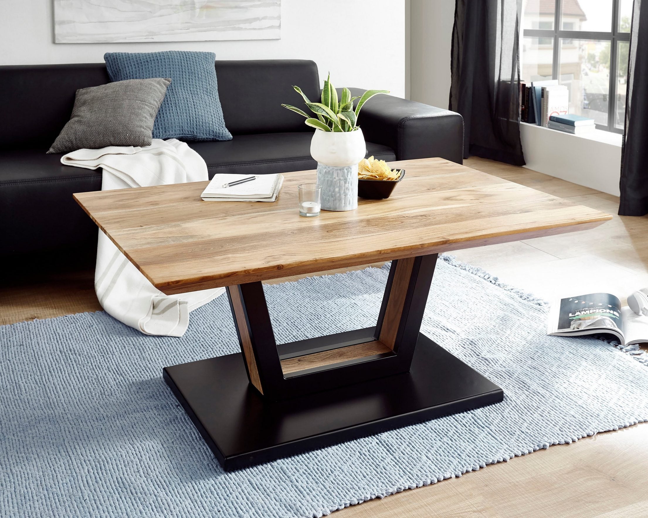 Masuta de cafea Bedford, 110 cm, lemn masiv Arboteca