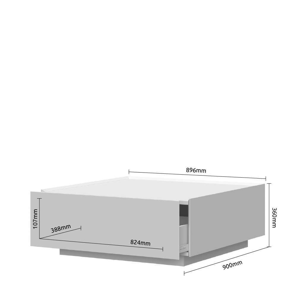 Masuta de cafea Sky , Mdf , Cashmir , 90 cm latime Arboteca