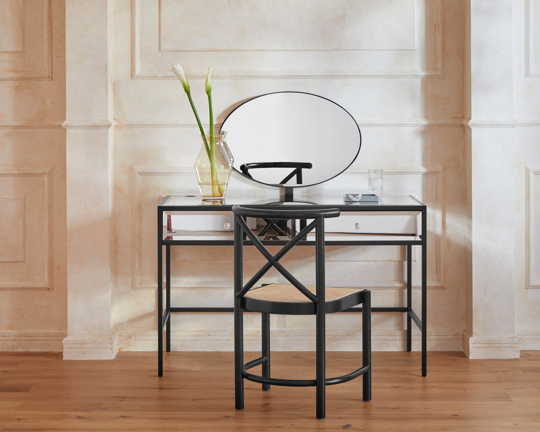 Consola machiaj Hivero, 120 cm latime Arboteca