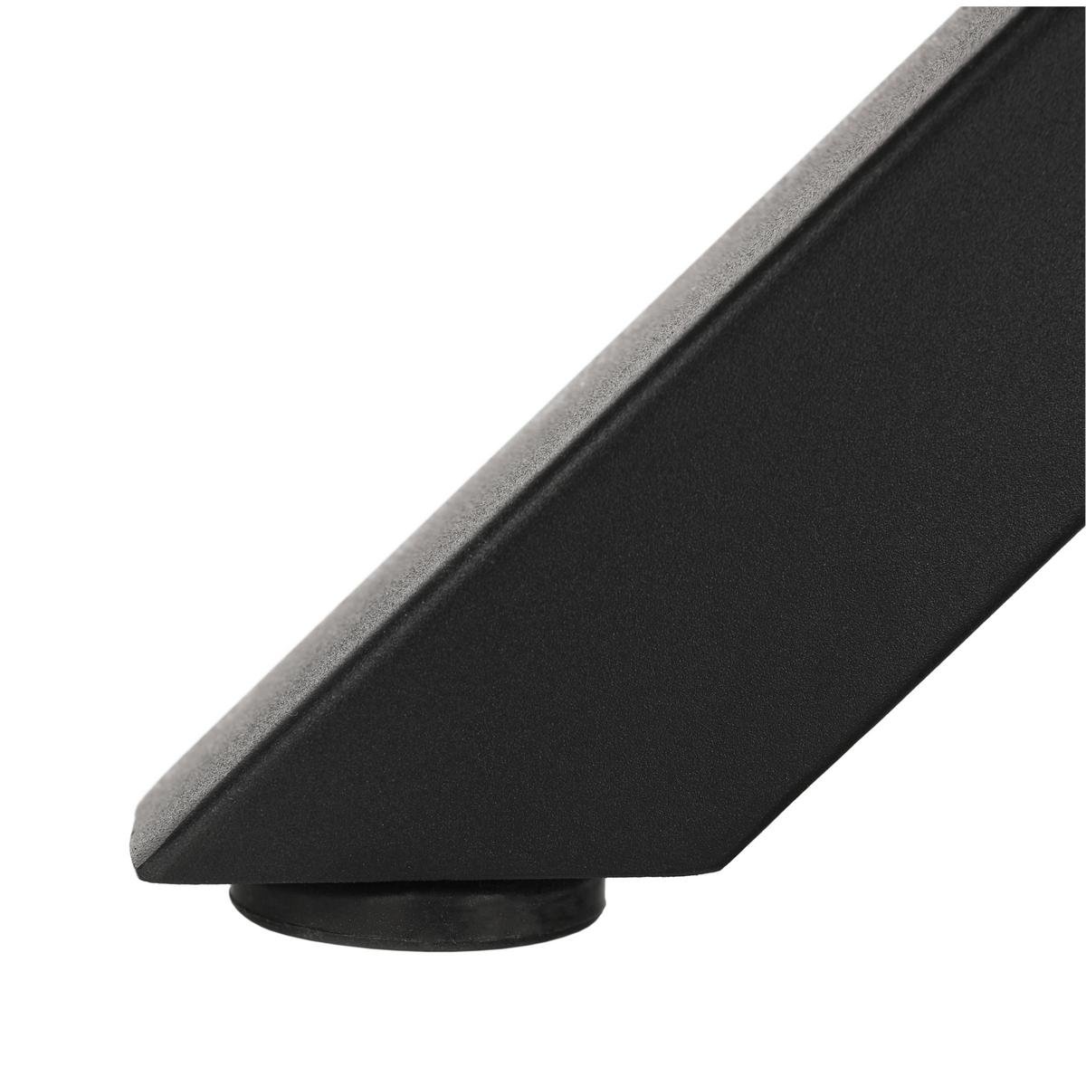 Masă de sufragerie, stejar închis / negru, diametru 120 cm, MEDOR Kondela