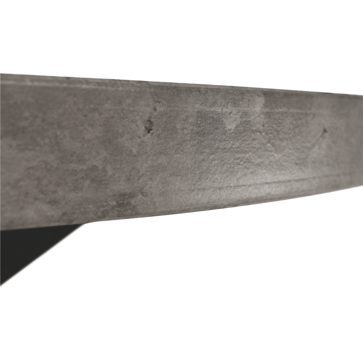 Masă de luat masa KRAPINA, gri carbon / negru, diametru 120 cm Kondela