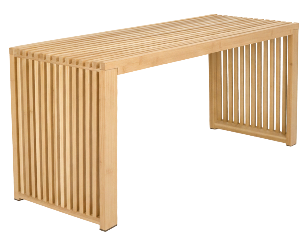 Bancă, bambus, 89.7x33x43.5 cm Kondela