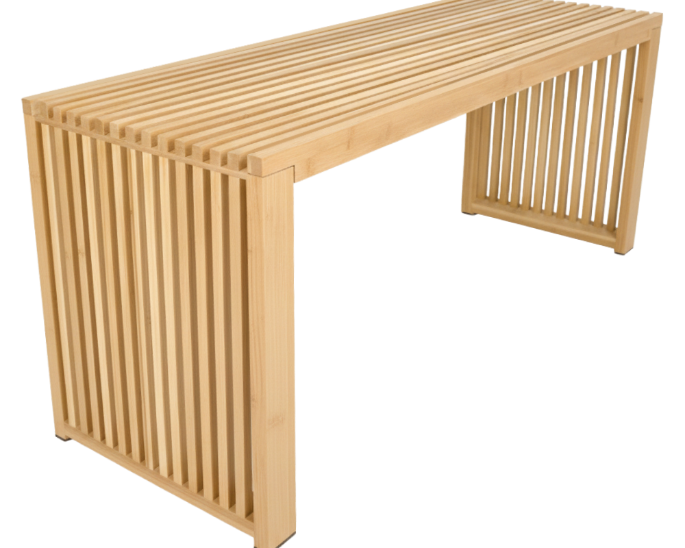 Bancă, bambus, 89.7x33x43.5 cm Kondela