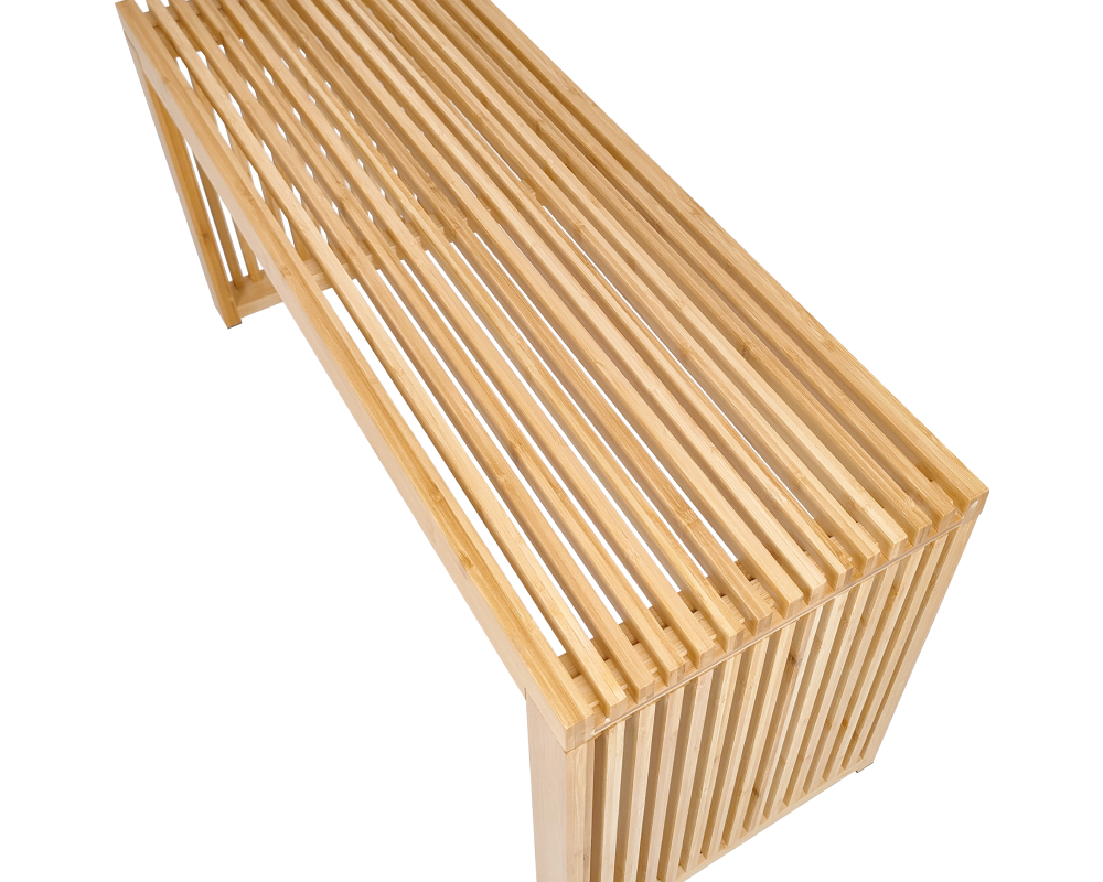 Bancă, bambus, 89.7x33x43.5 cm Kondela