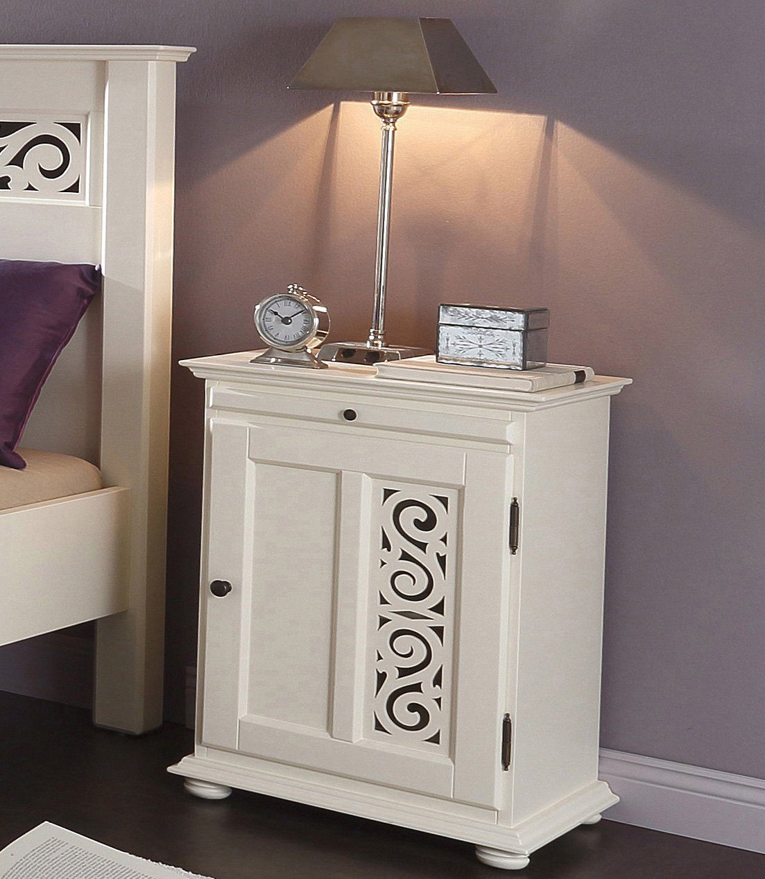 Noptiera Arabesque , Crem , 45 cm latime Arboteca