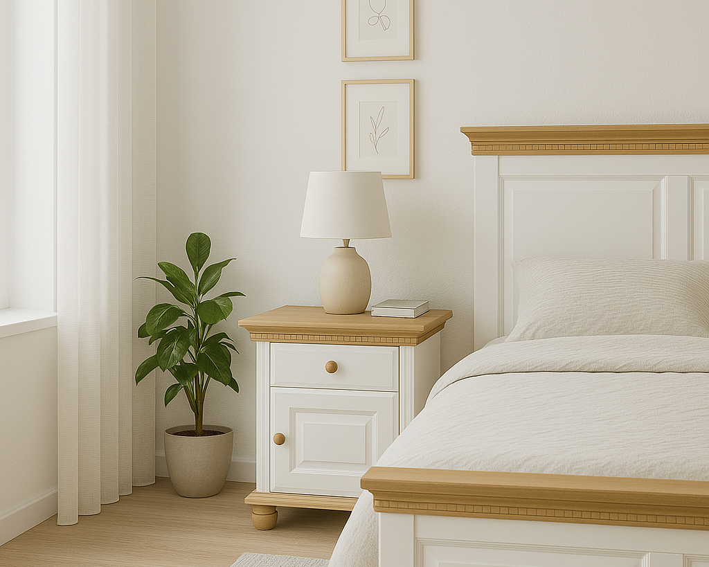 Noptiera din lemn masiv Bavaria Arboteca