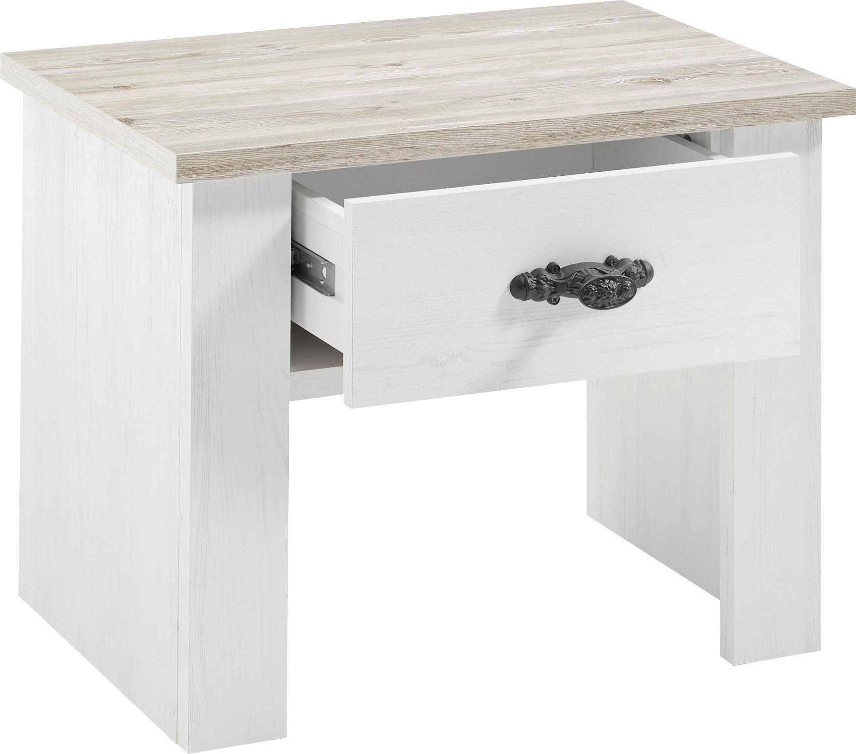 Noptiera Florenz, Alb, 58 cm latime Arboteca