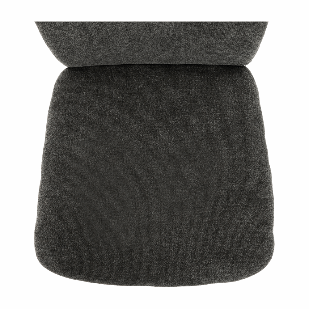 Scaun dining CHIOS, textil gri maro/crom, 42x52x97 cm Kondela